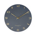 One Six Eight Charcoal Blake Clock (30cm) | Koop.co.nz