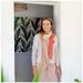 Hello Friday Stylist Scarf - Tri Coral | Koop.co.nz