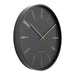 One Six Eight Maya Clock - Charcoal (40cm) | Koop.co.nz