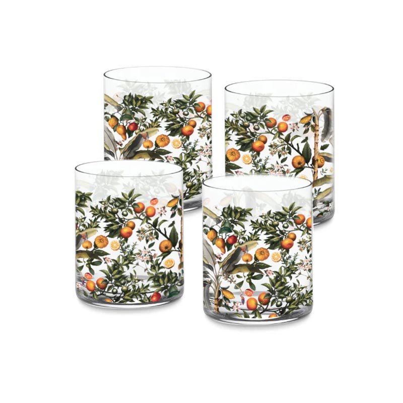 Nel Lusso Sorrento Glass Set/4 | Koop.co.nz