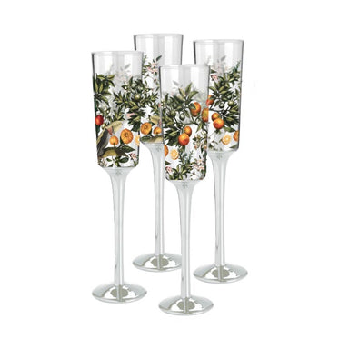 Nel Lusso Sorrento Champagne Flutes Set/4 | Koop.co.nz