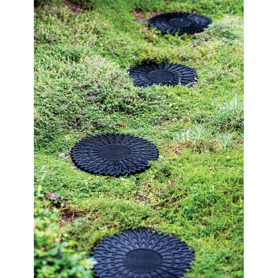 HRB Homeware Rubber Stepping Stones - Round Sunflower | Koop.co.nz