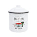 Moana Road Haere Mai Enamel Canister - White | Koop.co.nz