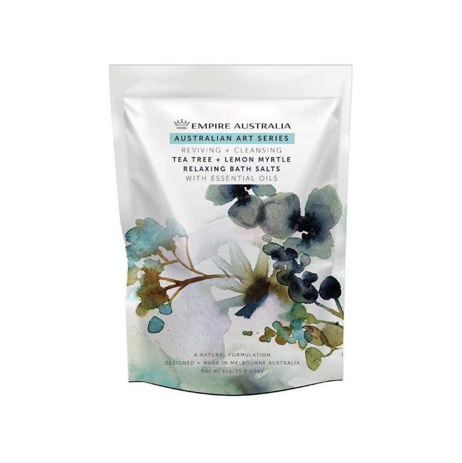 Empire Australia Bath Salts - Tea Tree & Lemon Myrtle (1kg) | Koop.co.nz