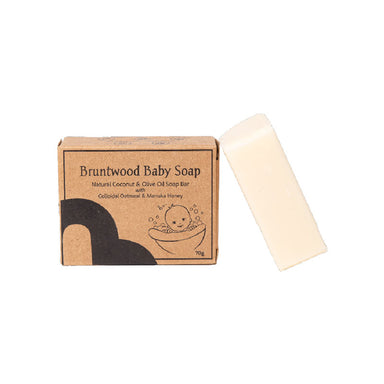 Bruntwood Lane NZ Made Baby Soap - Natural Coconut & Olive Oil | Koop.co.nz