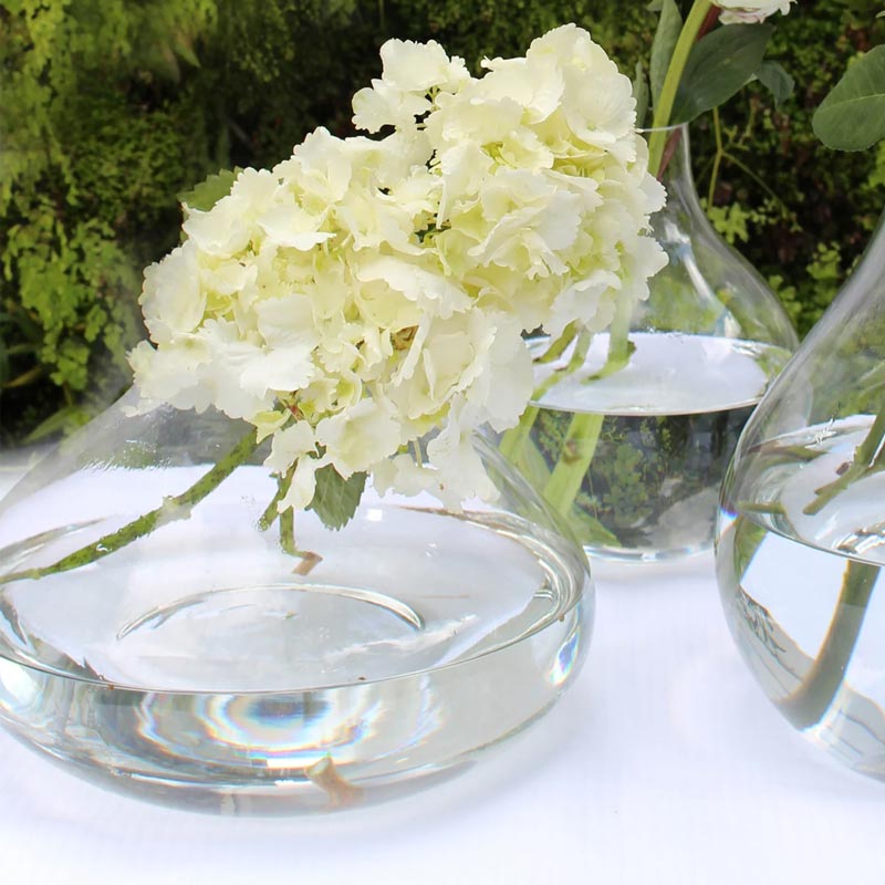 Griff Wide Teardrop Glass Vase | Koop.co.nz