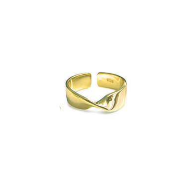 Lindi Kingi With A Twist Gold Ring | Koop.co.nz