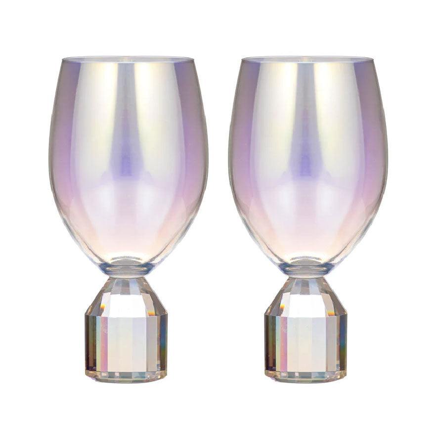 Ladelle Ava Wine Glasses - Opal (2pc) | Koop.co.nz