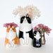 Urban Products Medium Sitting Cat Vase - Ginger (16cm) | Koop.co.nz