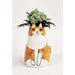 Urban Products Medium Sitting Cat Vase - Ginger (16cm) | Koop.co.nz