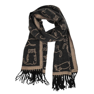 Urban Products Perfect Pets Cat Scarf - Charcoal Brown | Koop.co.nz