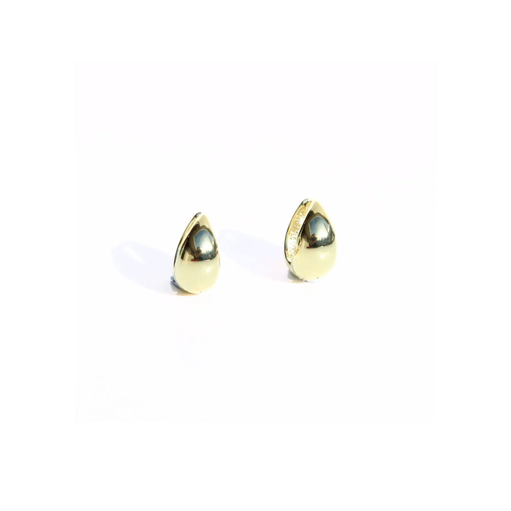 Queen Of The Foxes Small Gold Teardrop Earrings | Koop.co.nz