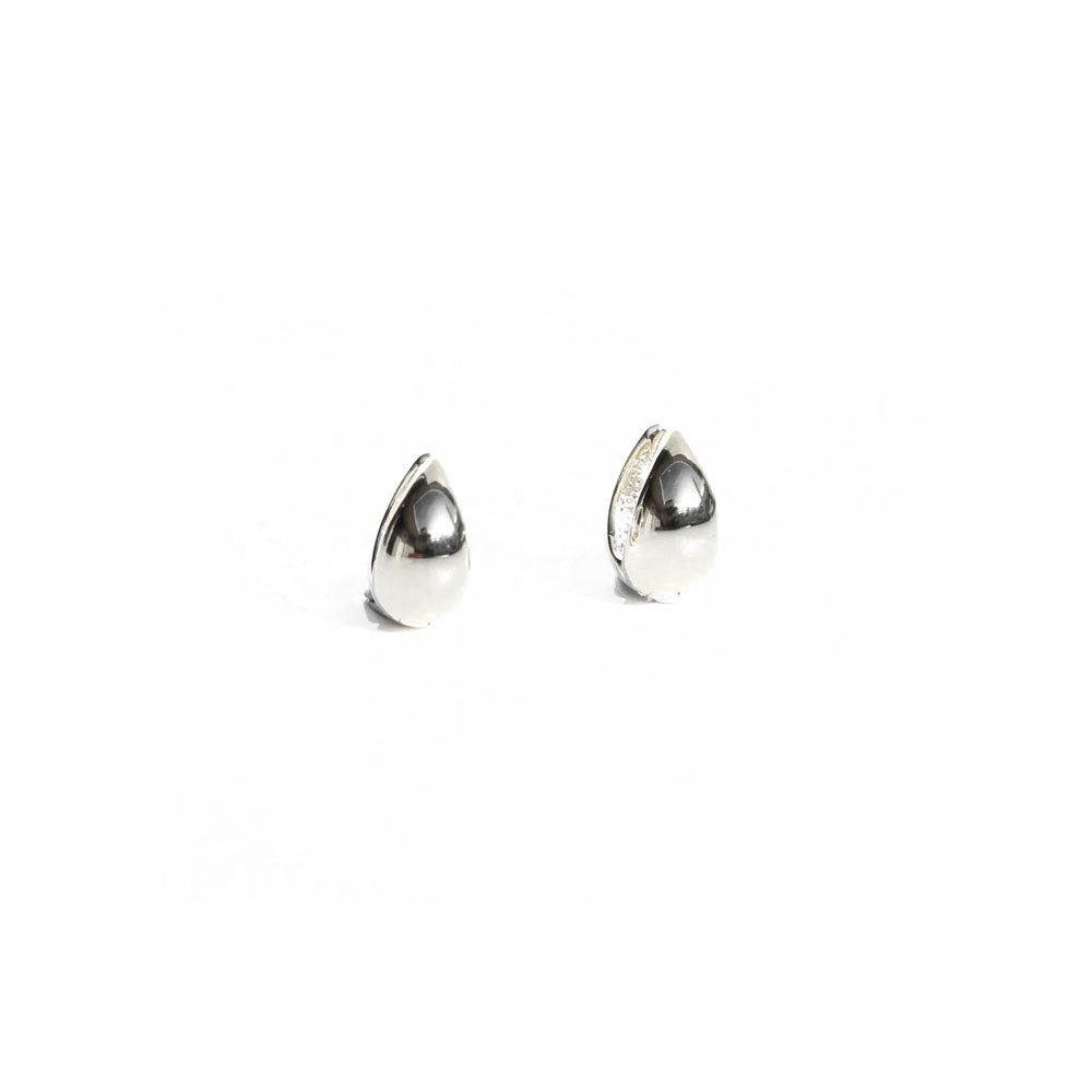 Queen Of The Foxes Small Silver Teardrop Earrings | Koop.co.nz