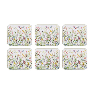 Ashdene Wildflowers Coaster Set/6 | Koop.co.nz