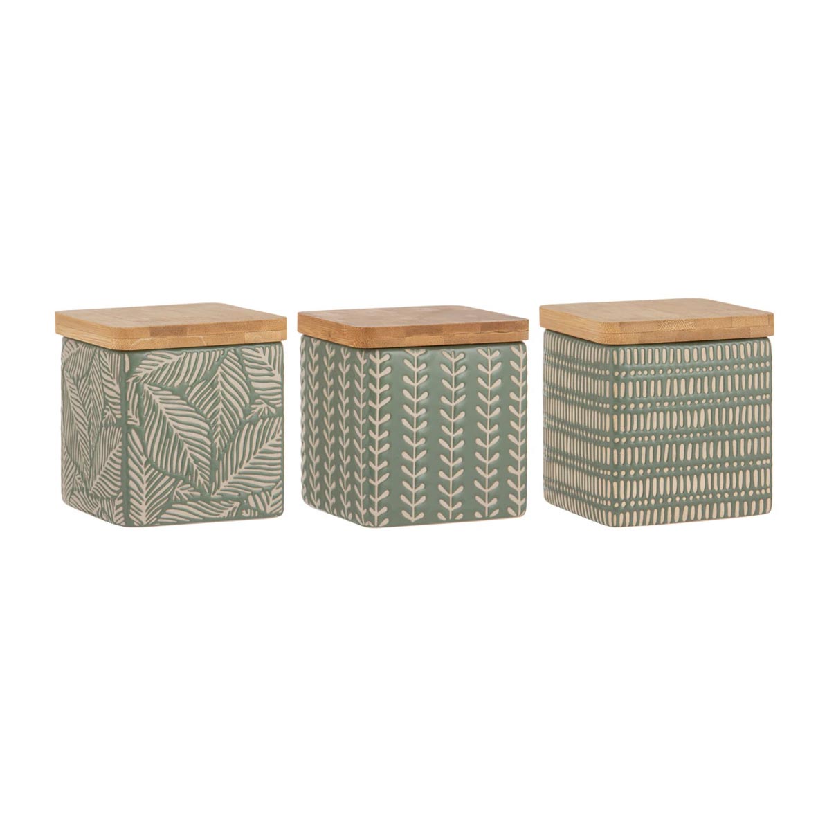 Ladelle Orion Green Canister Set (3pc) | Koop.co.nz