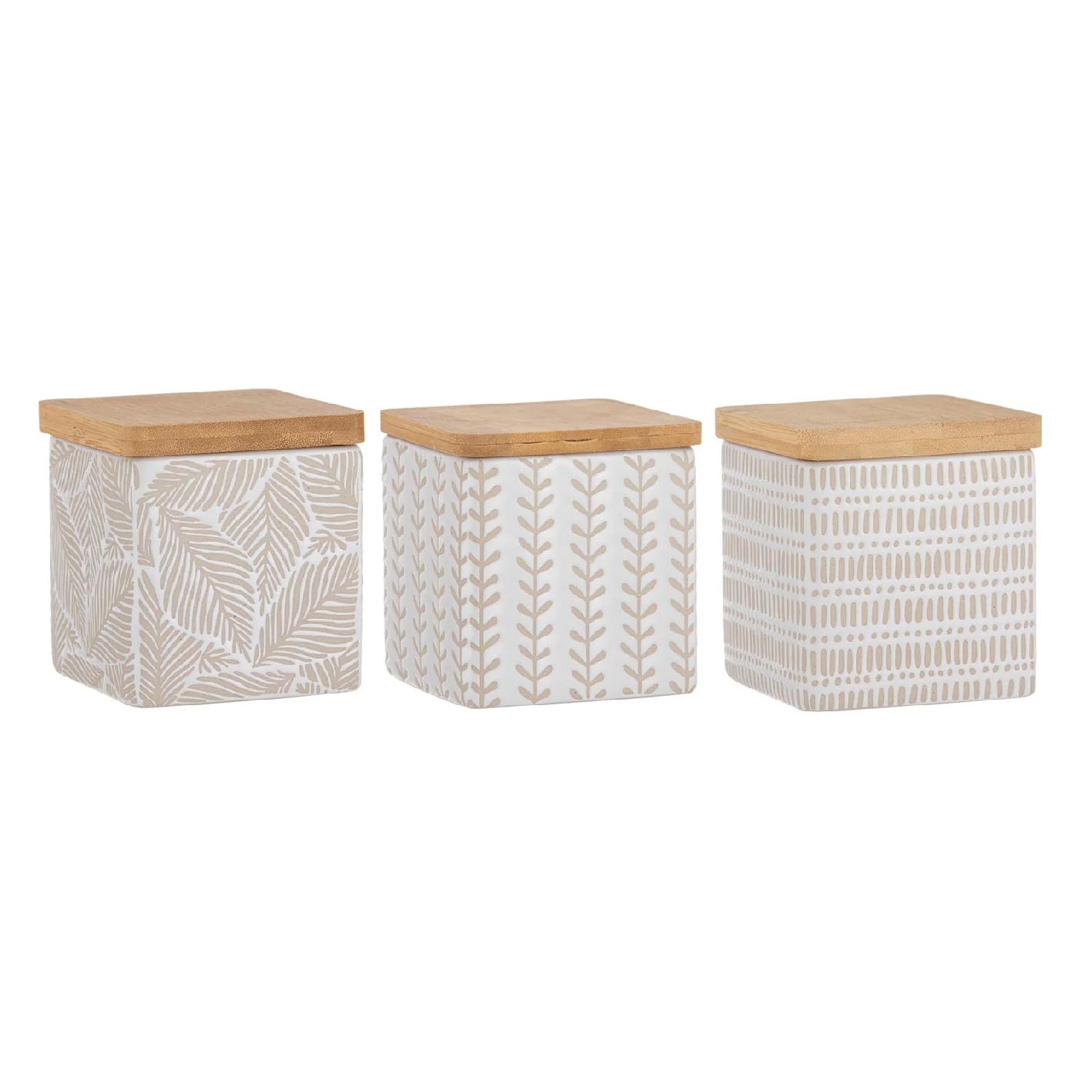 Ladelle Orion White Canister Set (3pc) | Koop.co.nz