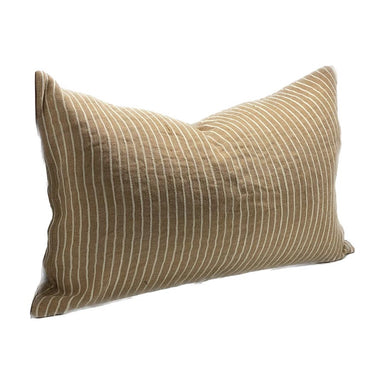 Rembrandt Fine Arts Sanctuary Linen Cushion Cover - Sandstone Stripe | Koop.co.nz