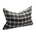 Rembrandt Fine Arts Sanctuary Linen Cushion Cover - Charcoal Green Check | Koop.co.nz