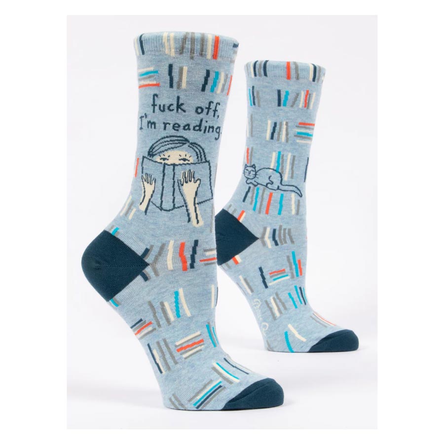 Blue Q Women's Socks - F*ck Off I'm Reading | Koop.co.nz