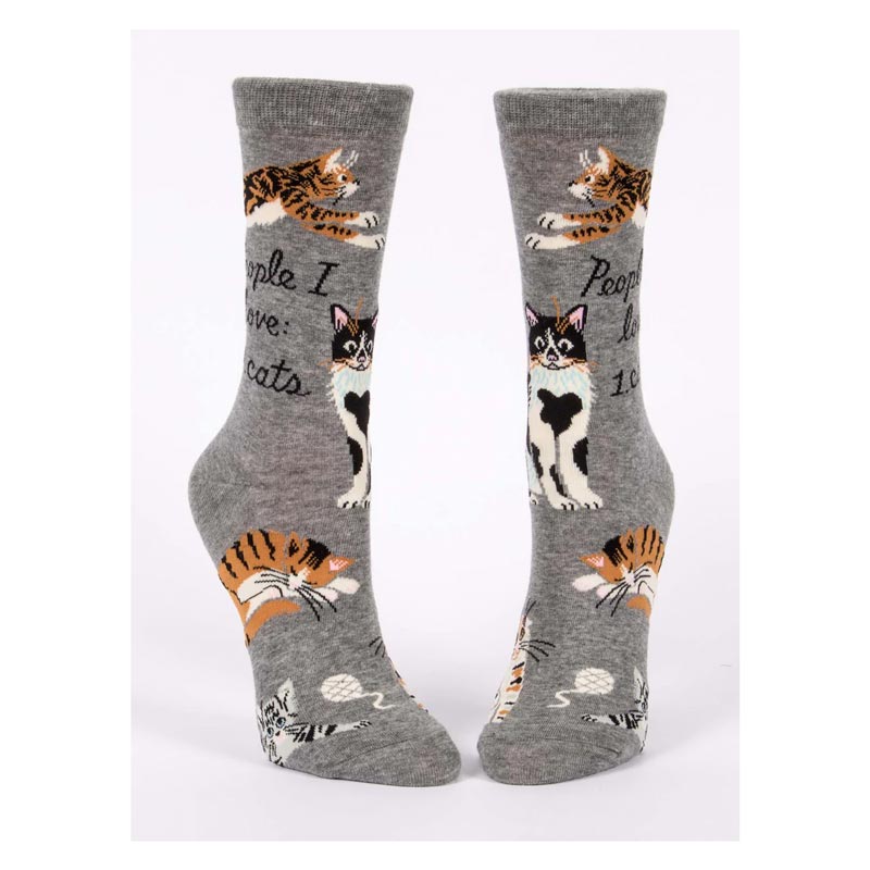 Blue Q Women's Socks - People I Love, Cats | Koop.co.nz