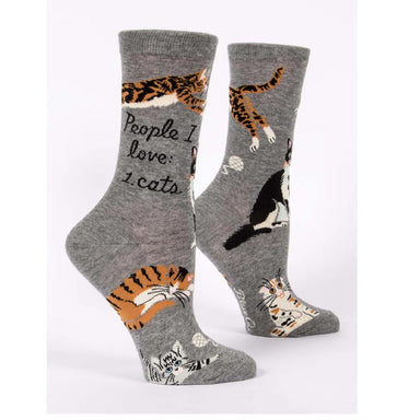 Blue Q Women's Socks - People I Love, Cats | Koop.co.nz