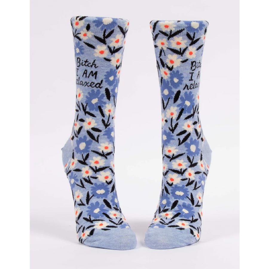 Blue Q Women's Socks - B*tch I Am Relaxed | Koop.co.nz