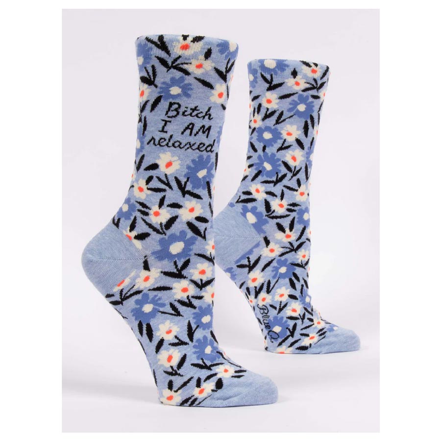 Blue Q Women's Socks - B*tch I Am Relaxed | Koop.co.nz