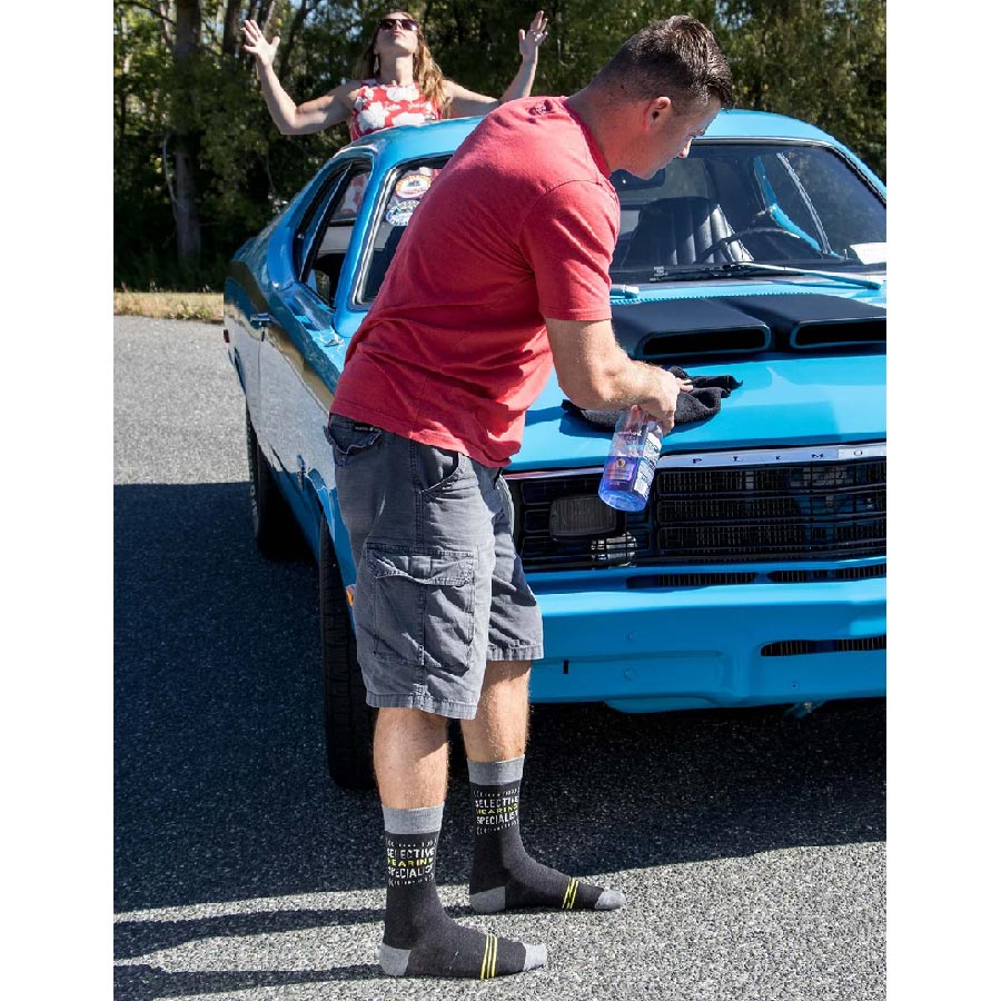 Blue Q Men's Socks - Selective Hearing Specialist | Koop.co.nz