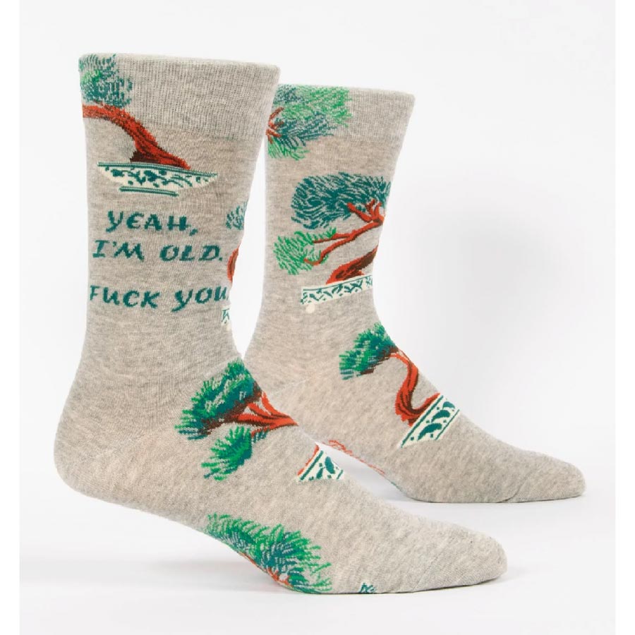 Blue Q Men's Socks - Yeah I'm Old | Koop.co.nz