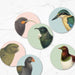 100% New Zealand Hushed Birds Placemat Set/6 | Koop.co.nz