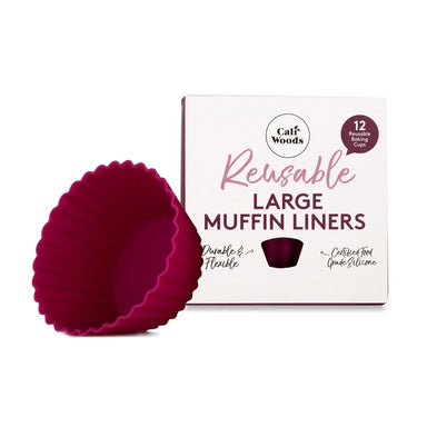 CaliWoods Reusable Large Muffin Liners (12pk) - Very Berry | Koop.co.nz