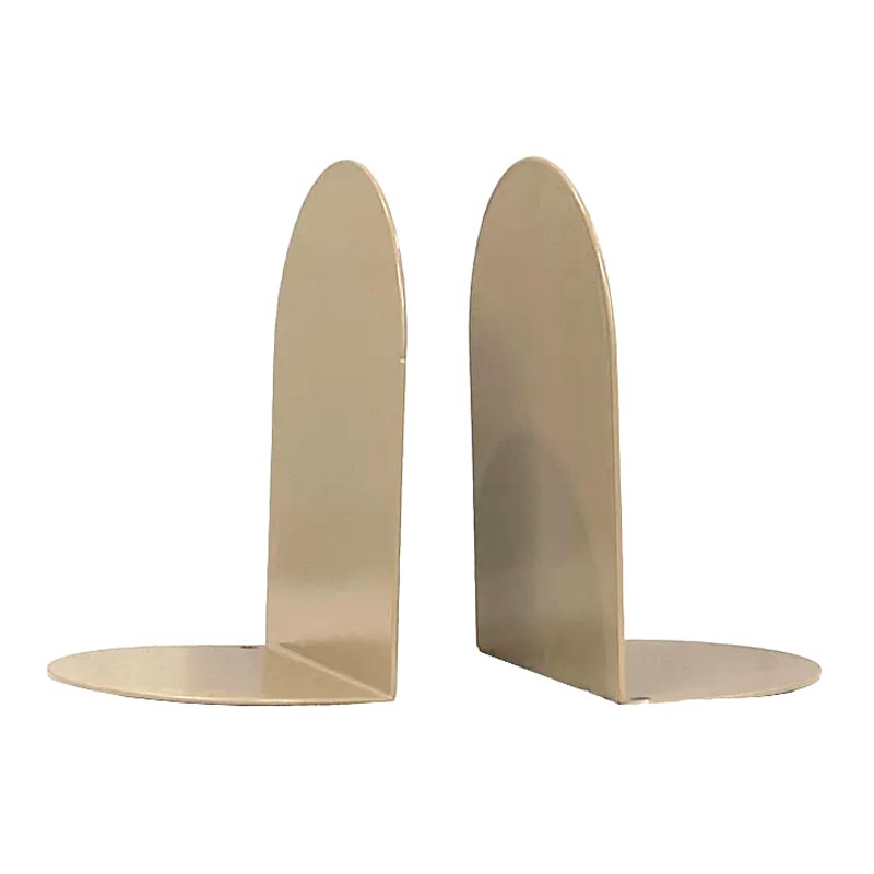 Capulet Curved Metal Bookends - Tea Brown | Koop.co.nz