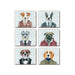 Cinnamon Dogs Dinner Coaster Set/6 | Koop.co.nz