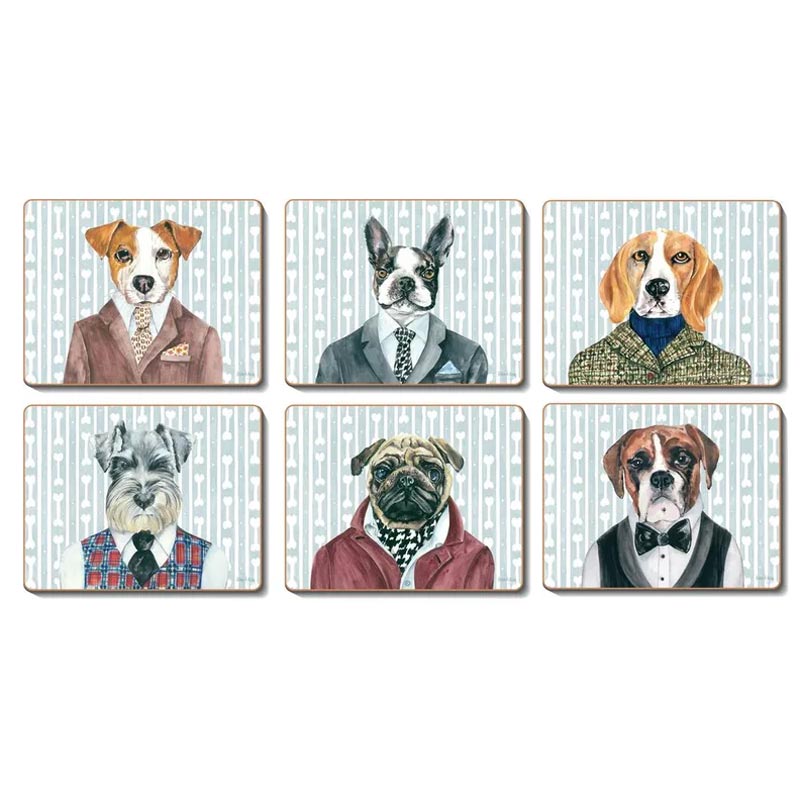 Cinnamon Dogs Dinner Placemat Set/6 | Koop.co.nz