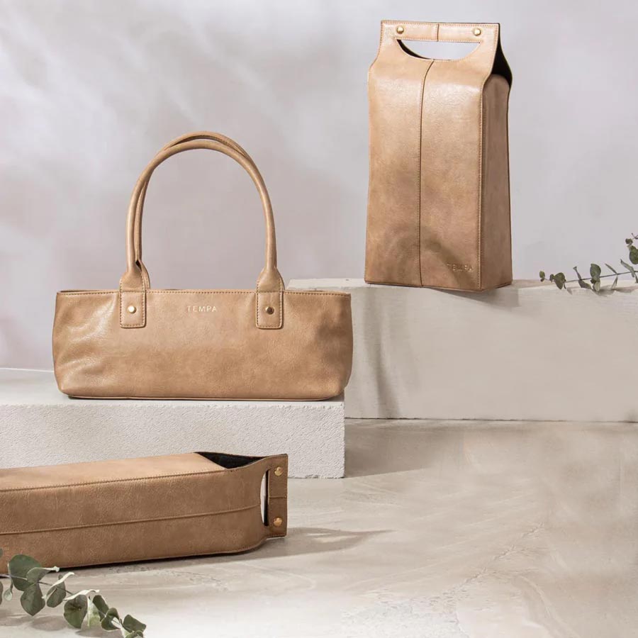 Ladelle Harley Double Wine Bag - Latte | Koop.co.nz