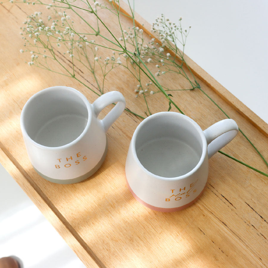 Splosh Couples Mug Set - The Boss | Koop.co.nz