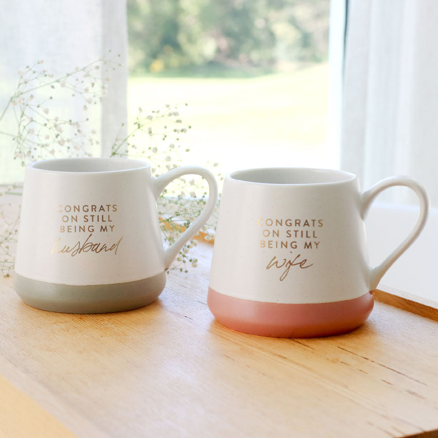 Splosh Couples Anniversary Mug Set - Congrats | Koop.co.nz