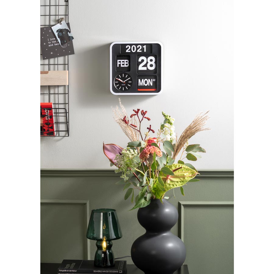 Karlsson Mini Flip Clock – White | Koop.co.nz