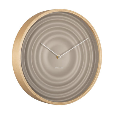 Karlsson Scandi Ribble Clock – Warm Grey (31cm) | Koop.co.nz