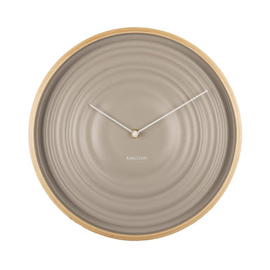 Karlsson Scandi Ribble Clock – Warm Grey (31cm) | Koop.co.nz