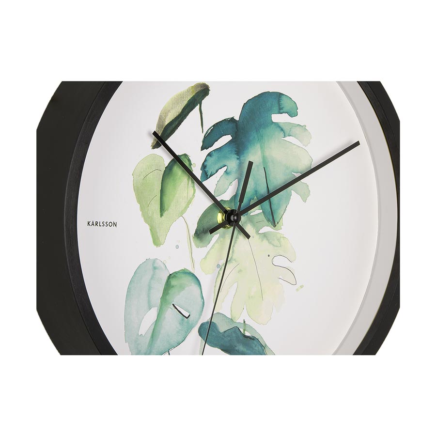 Karlsson Botanical Monstera Wall Clock (26cm) | Koop.co.nz