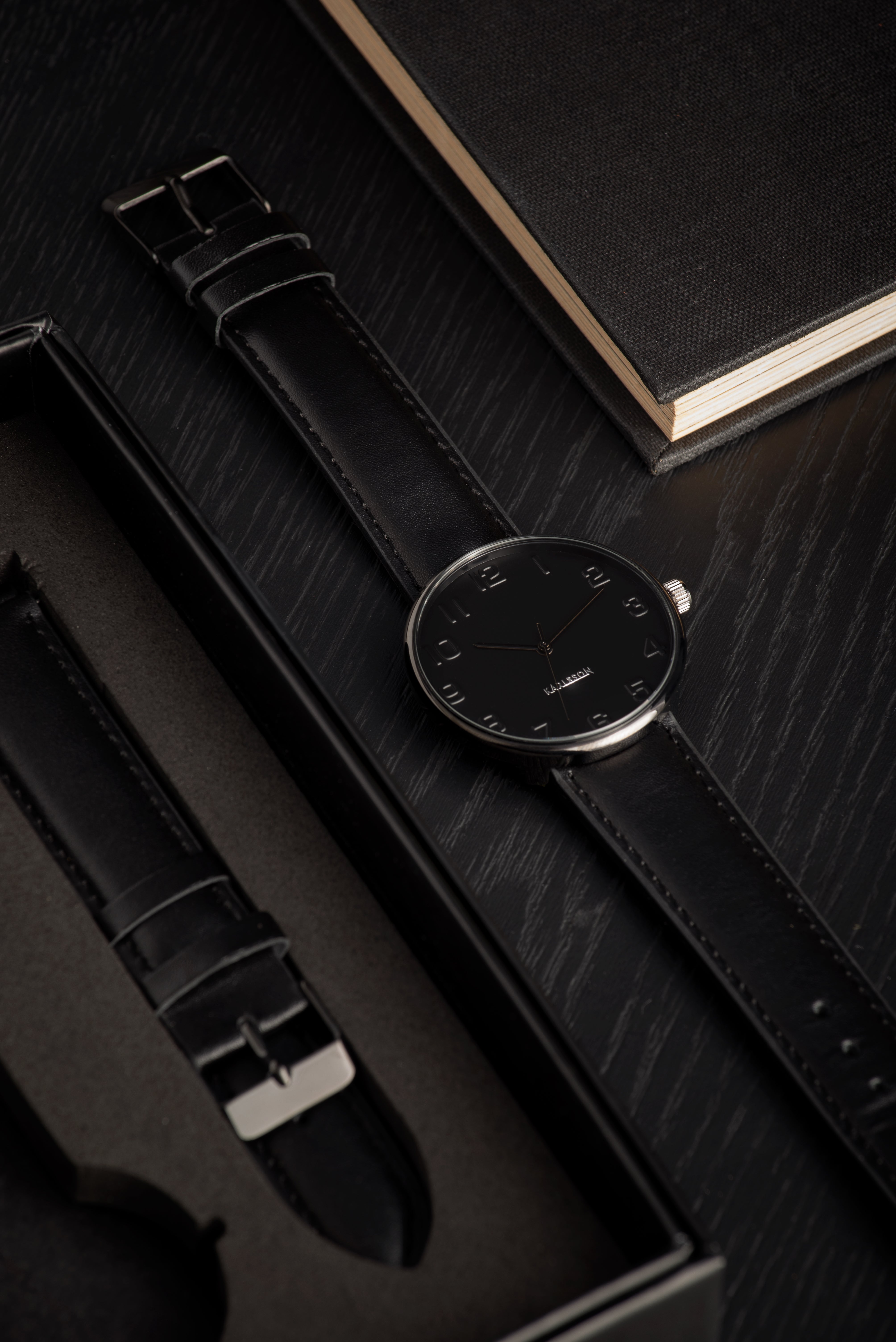 Karlsson Men's Mr Black Watch | Koop.co.nz