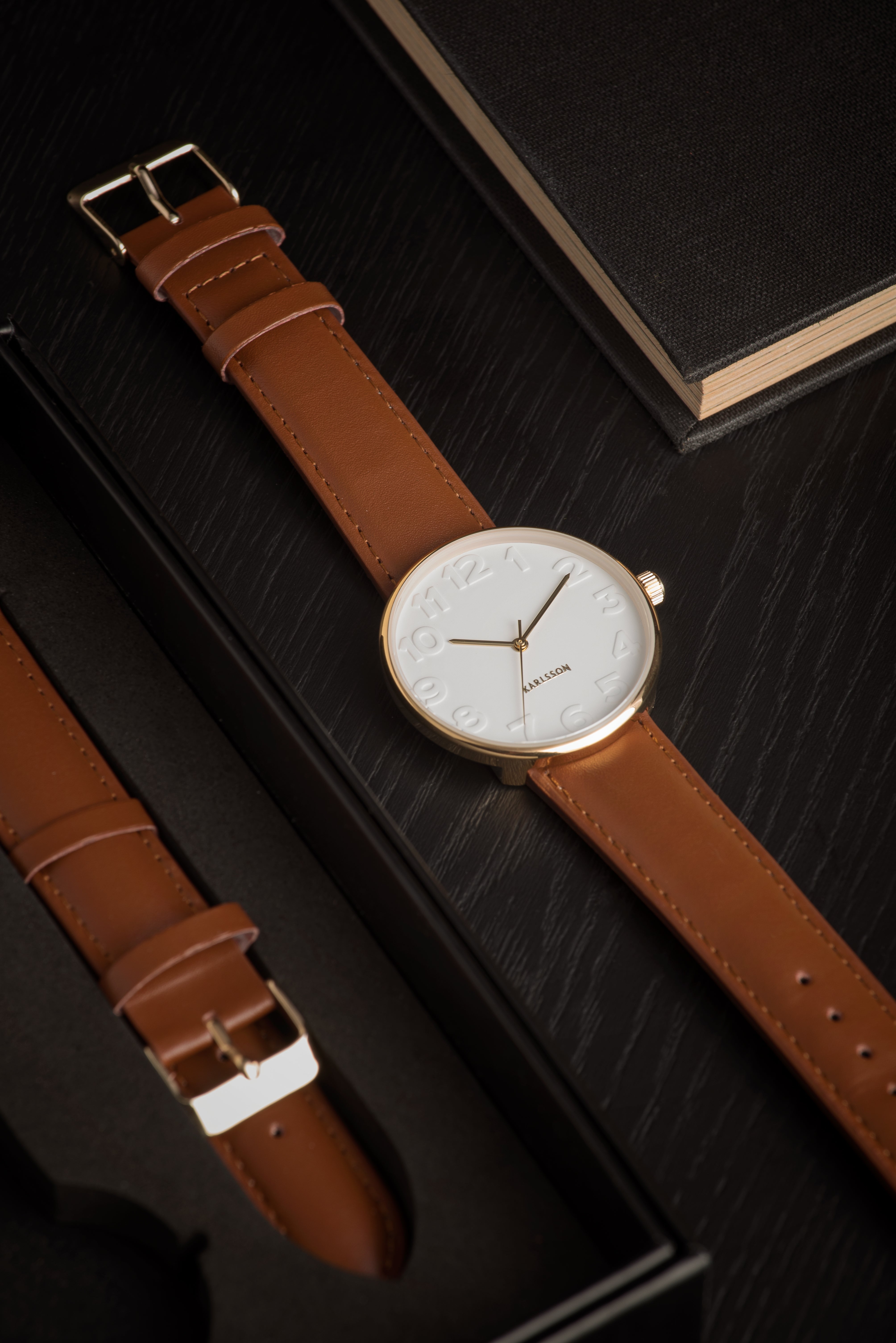 Karlsson Men's Mr White Watch | Koop.co.nz