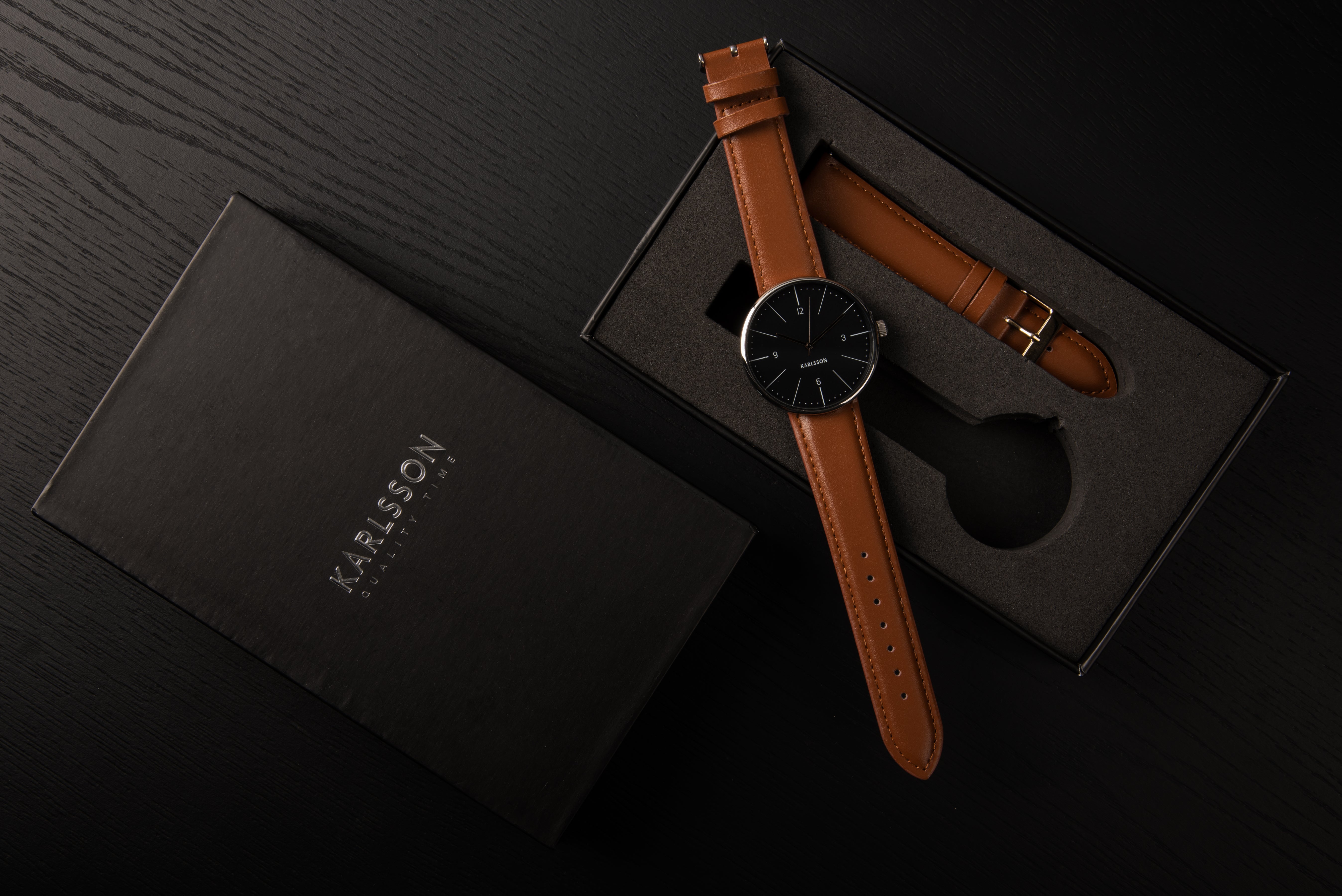 Karlsson Men's Normann Watch - Black | Koop.co.nz