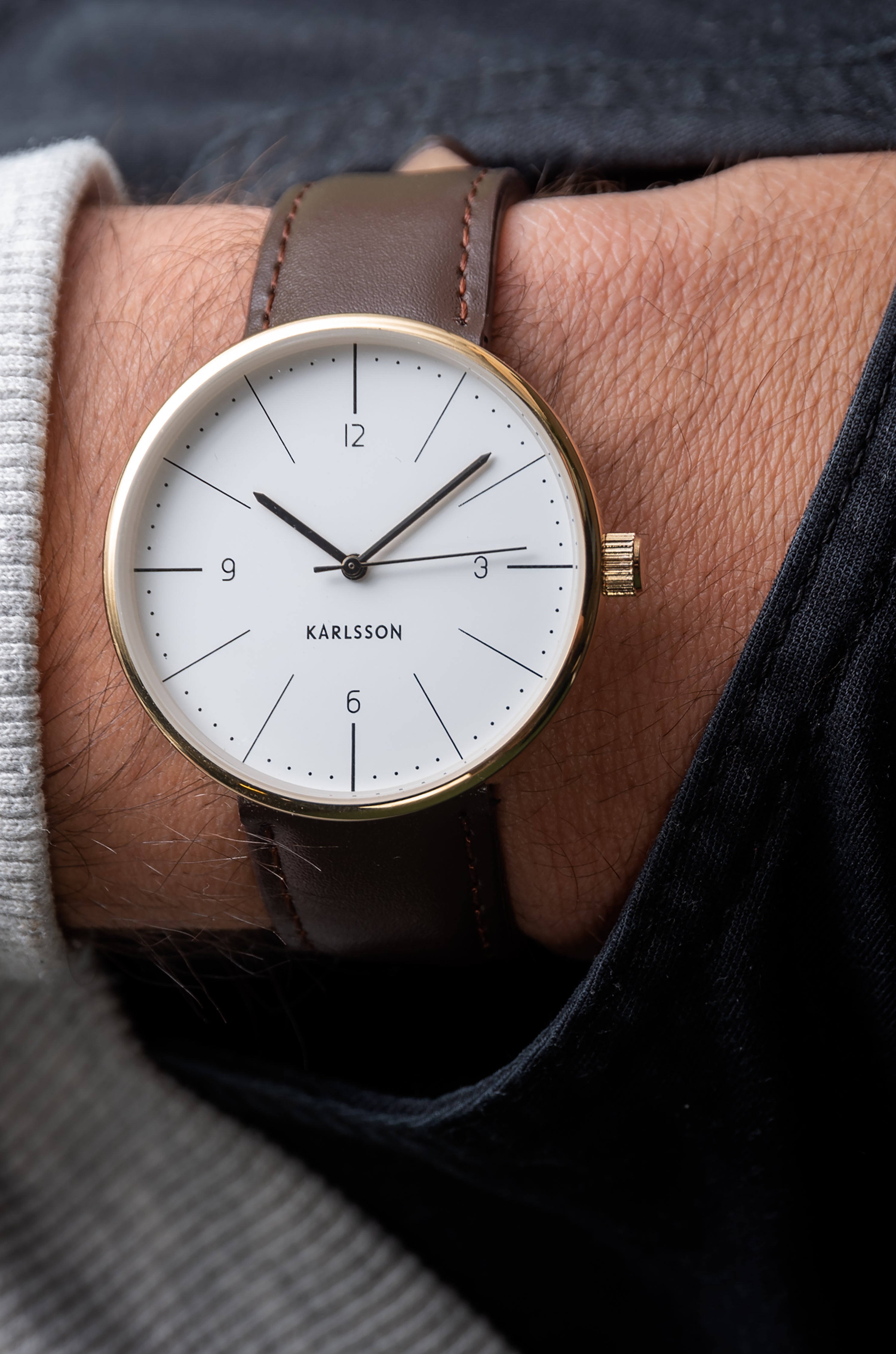 Karlsson Men's Normann Watch - White | Koop.co.nz