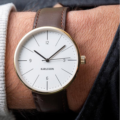 Karlsson Men's Normann Watch - White | Koop.co.nz