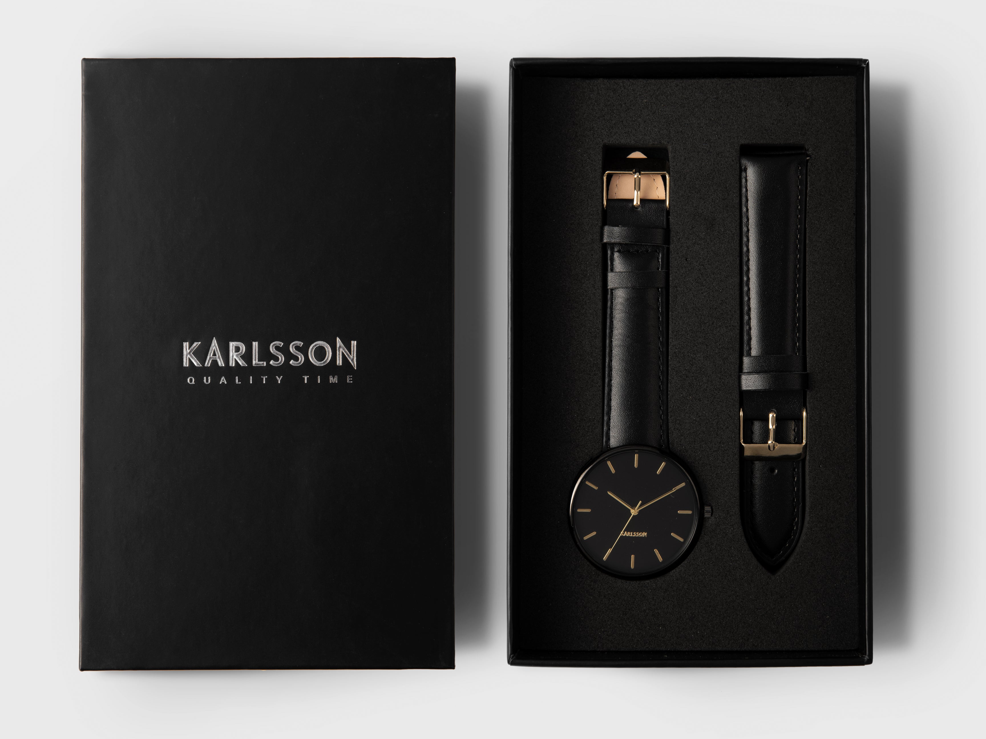 Karlsson Men's Minimal Watch - Black | Koop.co.nz