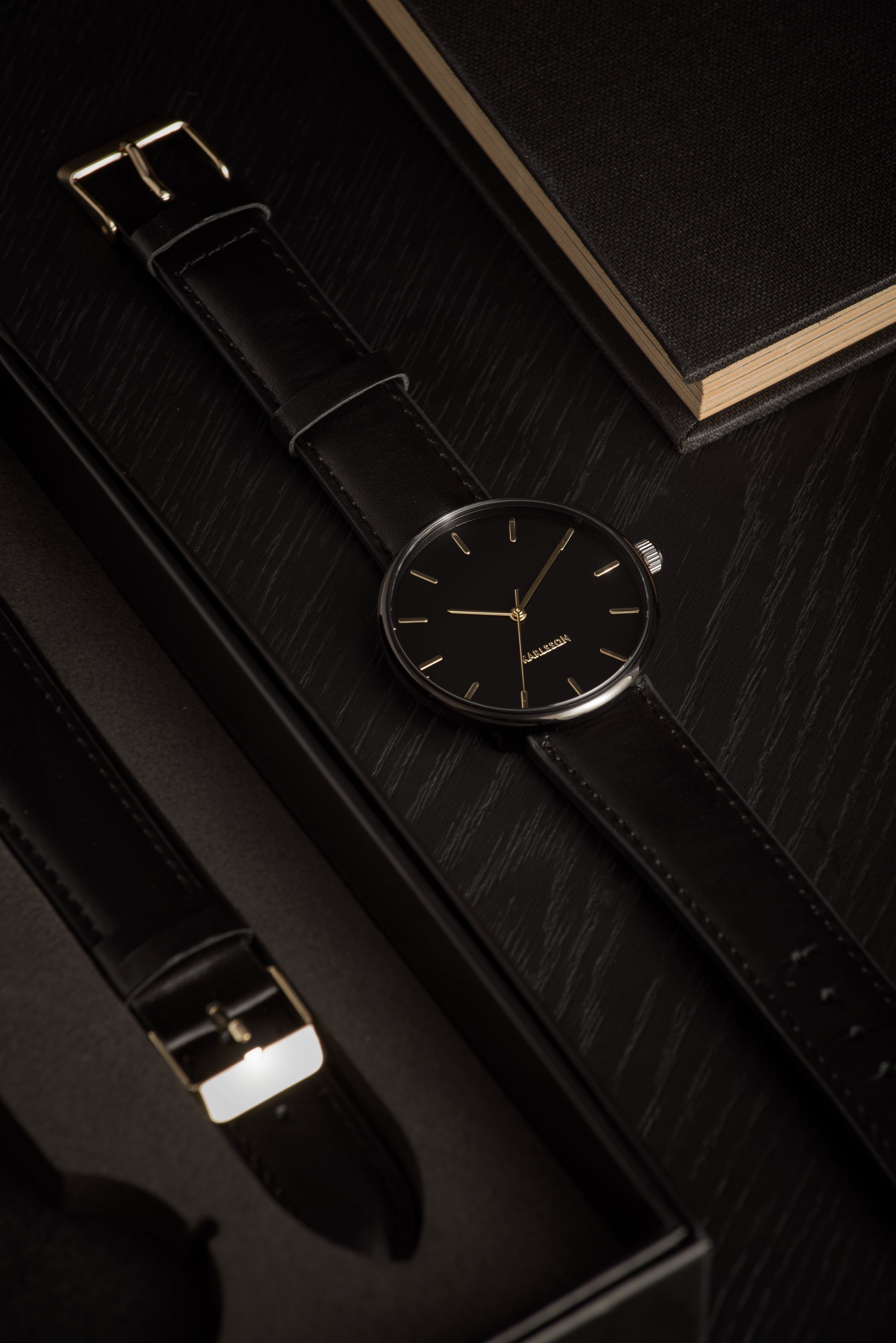 Karlsson Men's Minimal Watch - Black | Koop.co.nz