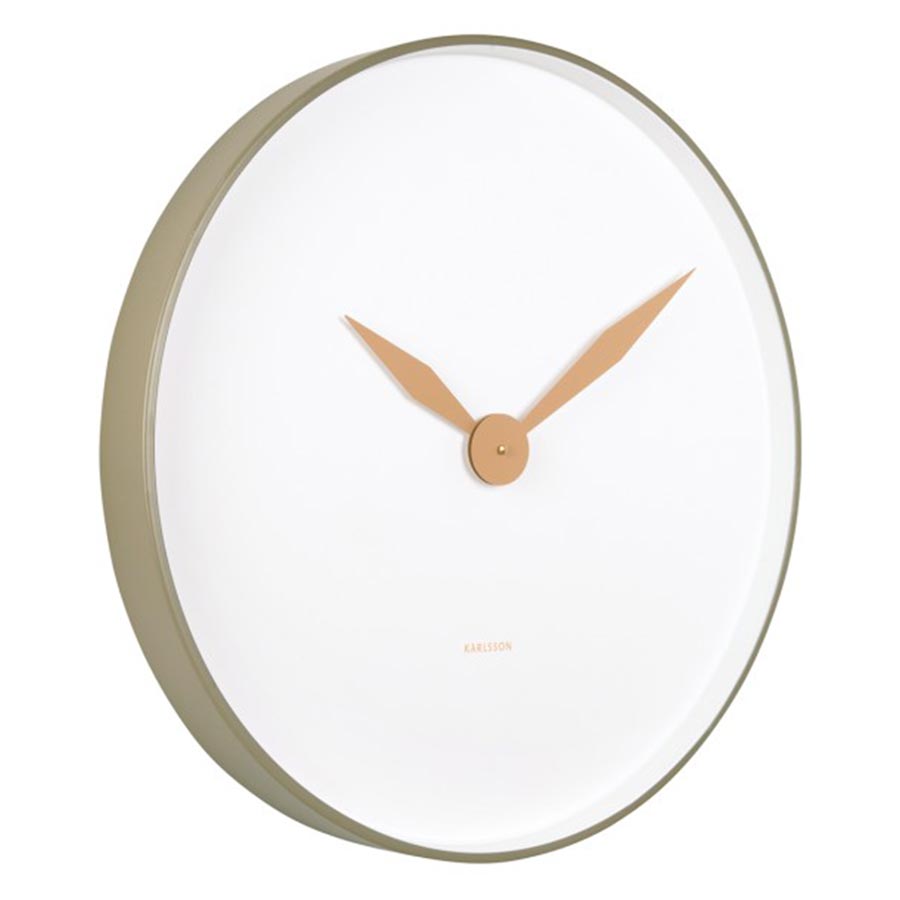 Karlsson Albatross Wall Clock – Moss Green (50cm) | Koop.co.nz