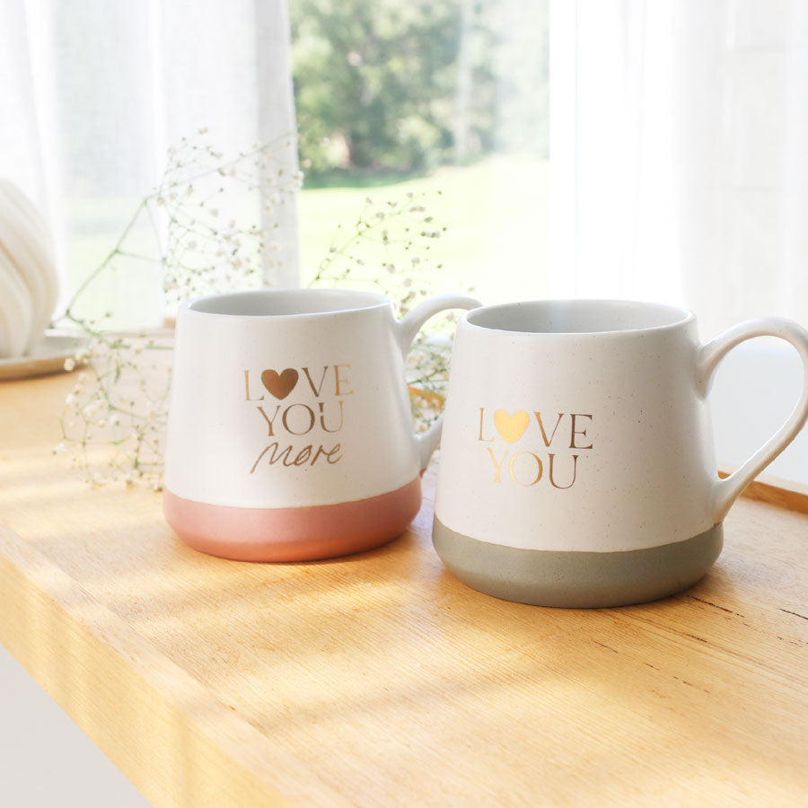 Splosh Couples Mug Set - Love You More | Koop.co.nz